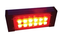 Цветной прожекторный светильник "ШЕВРОН" - SVT-Str P-S-20-30x120-Red-24VDC