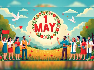 Поздравление с 1 Мая от компании "Современные Решения" – Мир, Труд, Май!