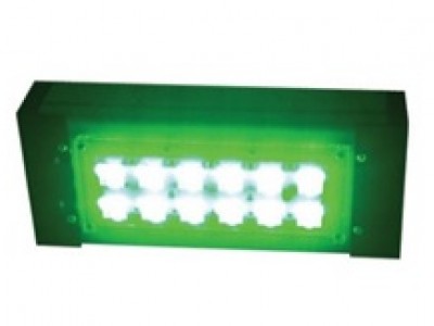 Цветной прожекторный светильник "ШЕВРОН" - SVT-Str P-S-30-30x120-Green-12VDC